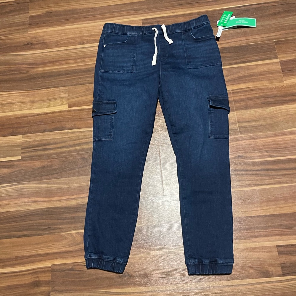 NWT Guess denim joggers